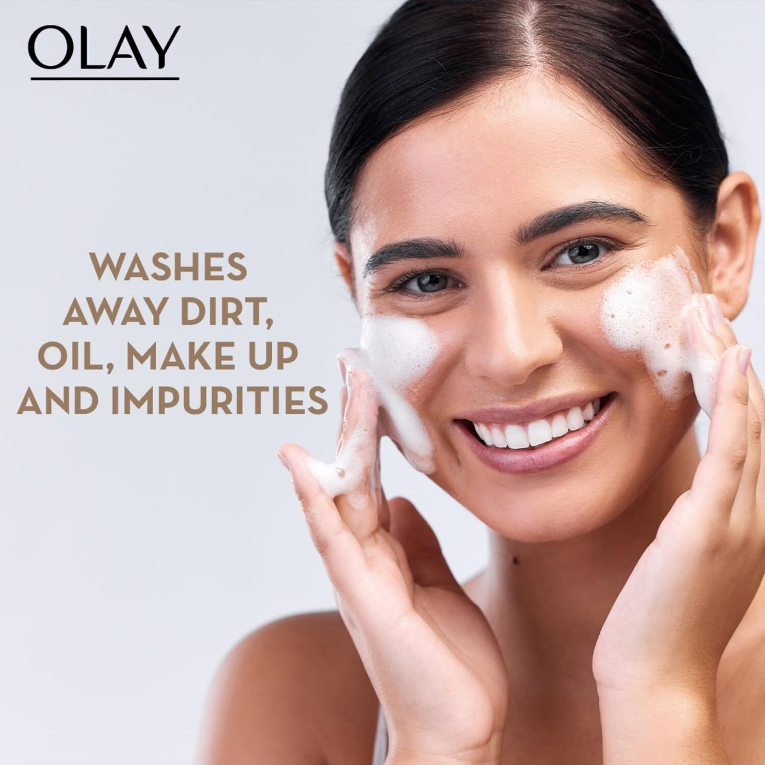 Olay Total Effects Foaming Cleanser | Face Wash | Fights 7 Signs Of Ageing | With Niacinamide And Green Tea Extracts | Normal, Oily, Dry, Combination Skin | 100G