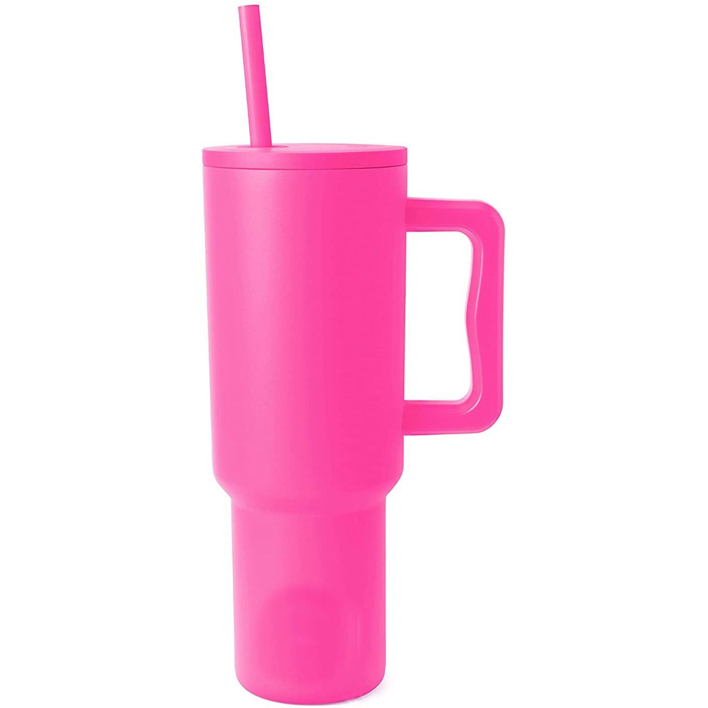 Cynvexa Tumbler With Lid And Straw 1200Ml Cup Stainless Steel Vacuum Insulated Tumbler For Water, Iced Tea Or Coffee 1.2L Office Gym Travelling (40-Oz- Raspberry Pink)