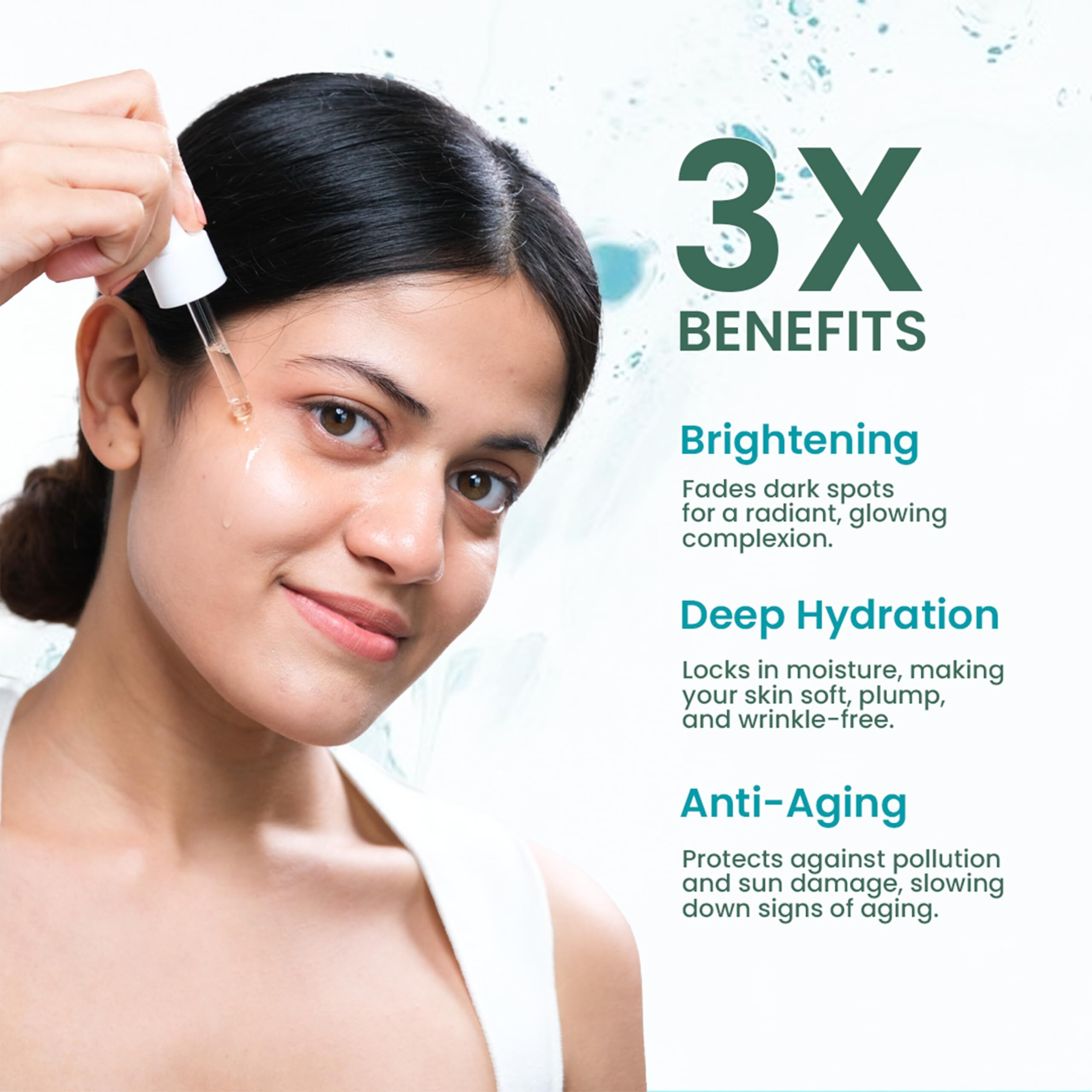 Glowrico Glow Elxir Face Serum| Niacinamide 10%, Alpha Arbutin, Green Tea, Licorice Root|Brightening, Anti-Aging, Hydrating |For Dark Spots, Acne Scars, Wrinkles | All Skin Types (30Ml)