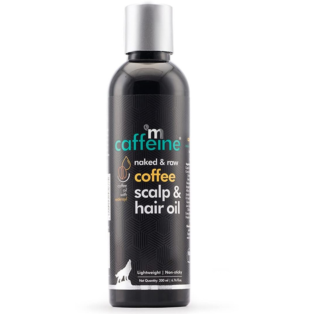 Mcaffeine Coffee Hair Oil For Hair Fall & Hair Growth | Powered With Redensyl, Argan Oil & Coffee Oil For Root Stimulation & Hair Fall Control | Lightweight & Non Sticky - 200Ml