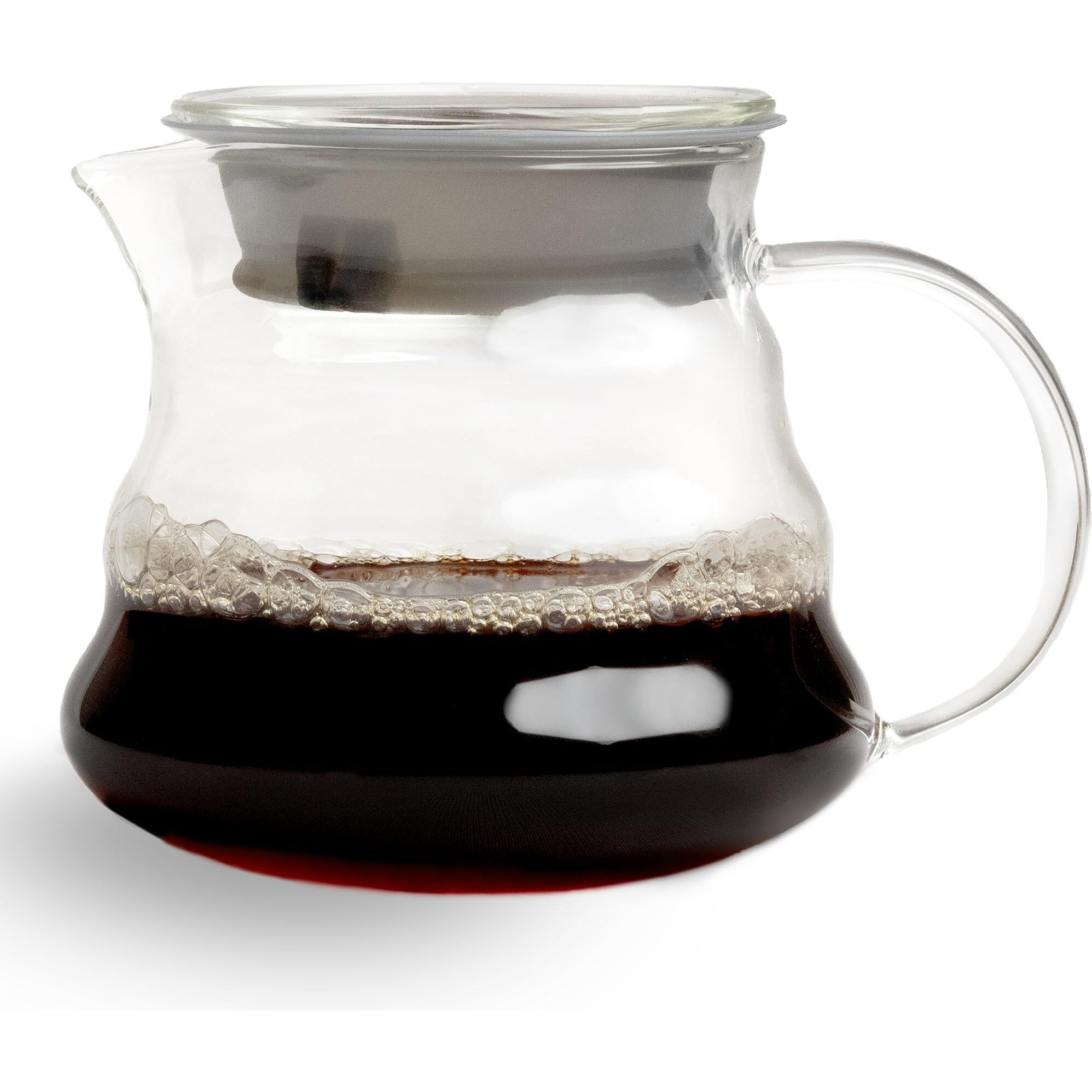 Sipologie Clarity Glass Carafe For Pour Over Coffee, 300Ml  Heat-Resistant Borosilicate, Compatible With V60 And Drip Coffee Makers