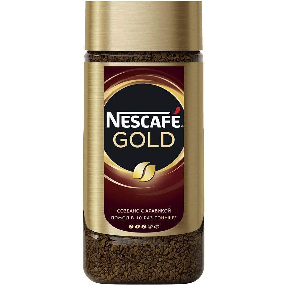 Nescafe Gold Coffee, 2 X 190 Gram - Granule, Glass Bottle