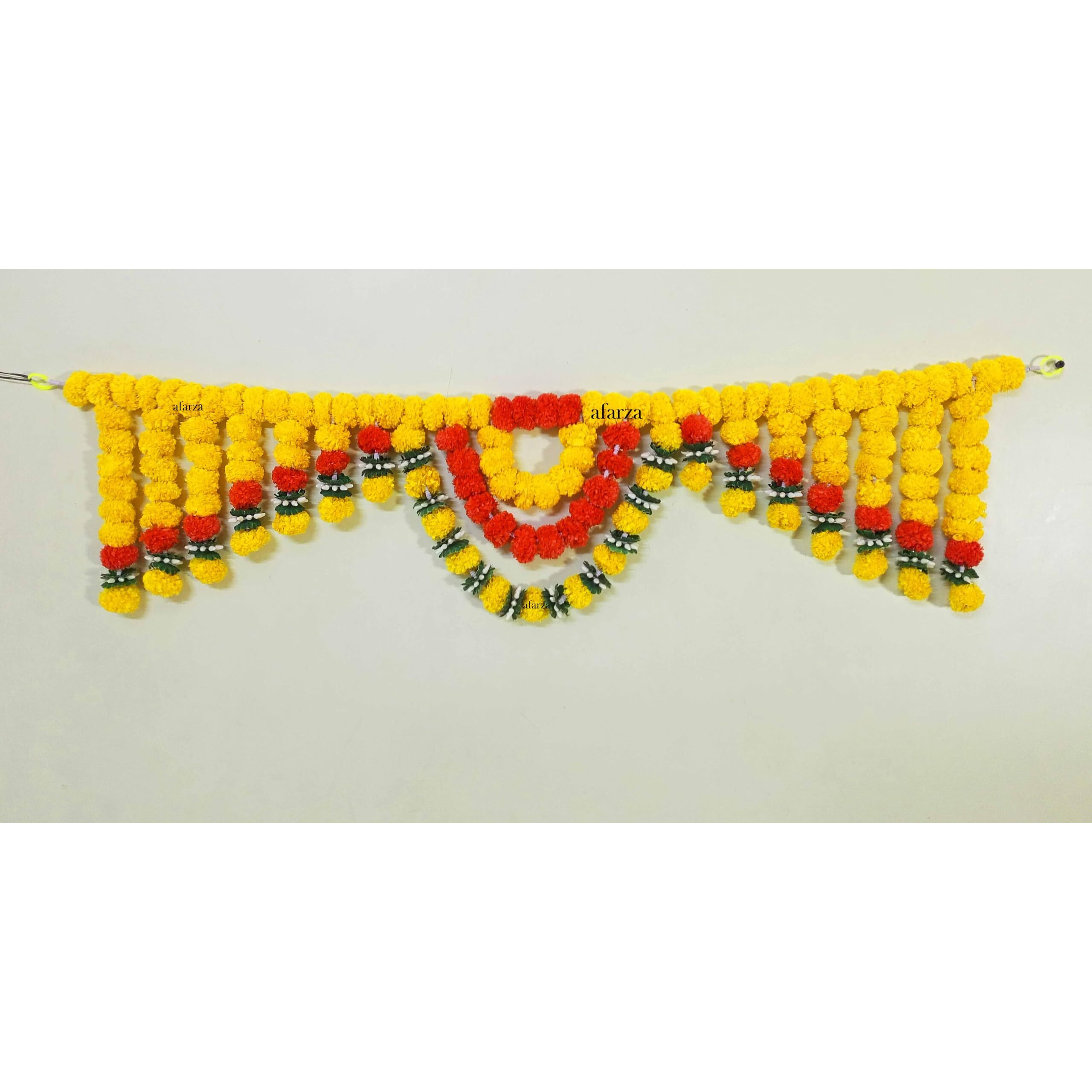 Afarza Toran For Main Door Latest Home Decoration Entrance Hanging Handmade Bandarwal Gift Item, 101.6 Cm, Multicolour