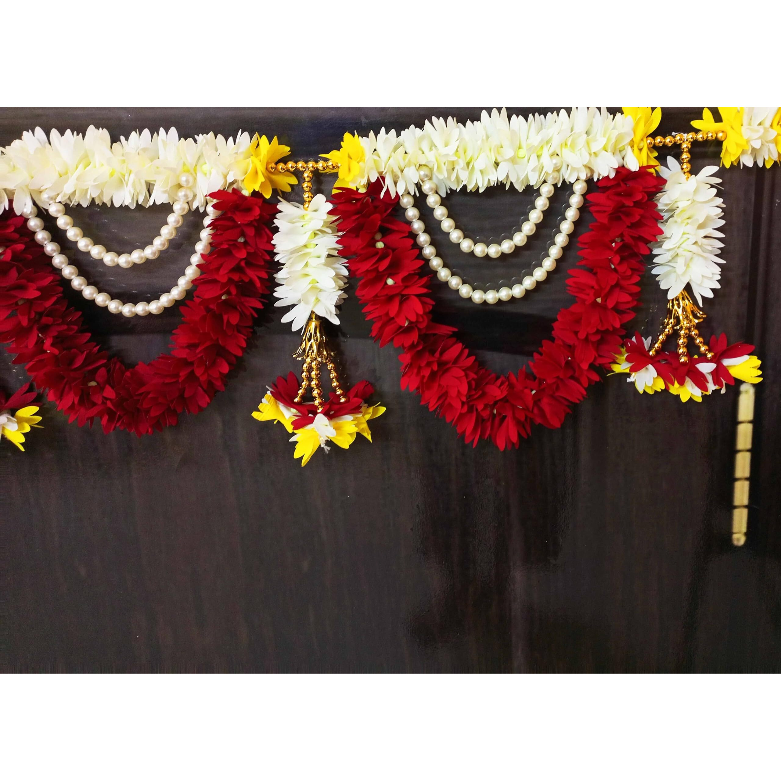 Afarza Toran For Main Door Latest Home Decoration Entrance Hanging Handmade Bandarwal Gift Item - Multicolor, 39 Inch