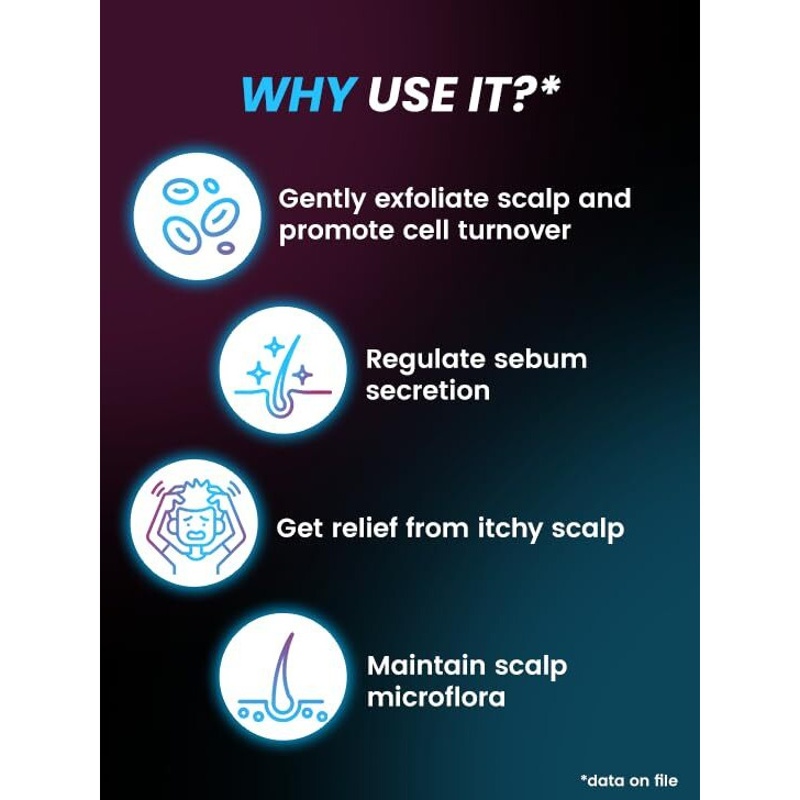 Tugain Essentials Scalp Cleansing Scrub From Cipla | 2% Glycolic Acid, 0.5% Salicylic Acid, Tea Tree Extract & Rosemary Extract I Controls Sebum Production | Exfoliates Scalp| Promotes Healthy Scalp And Unclogs Pores | Sulphate & Paraben Free| For All Hair Types | 60 Ml