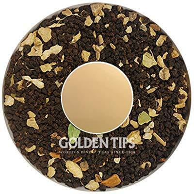 Golden Tips Elaichi Chai, Loose Leaf Masala Chai With Cardamom, Cinnamon, Cloves & Ginger, Exotic Spiced Indian Tea, Bold & Aromatic (250 Gram, 125 Cups)