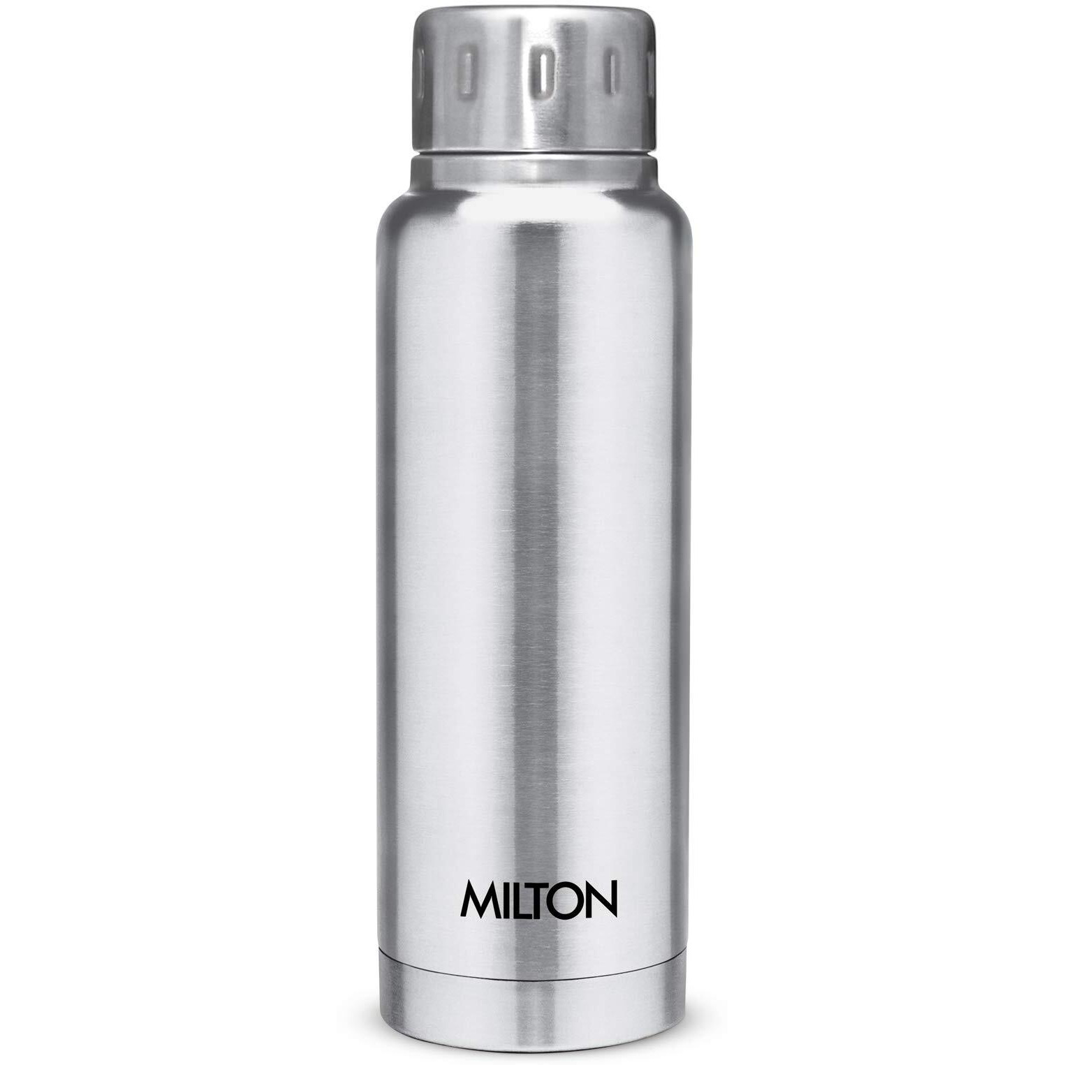 Milton Elfin 300 Thermosteel Bottle, 300 Ml Water Bottles, 24 Hours Hot And Cold, Easy To Carry, Easy Grip, Rust Proof, Tea, Coffee, Office, Travel Bottle, Silver