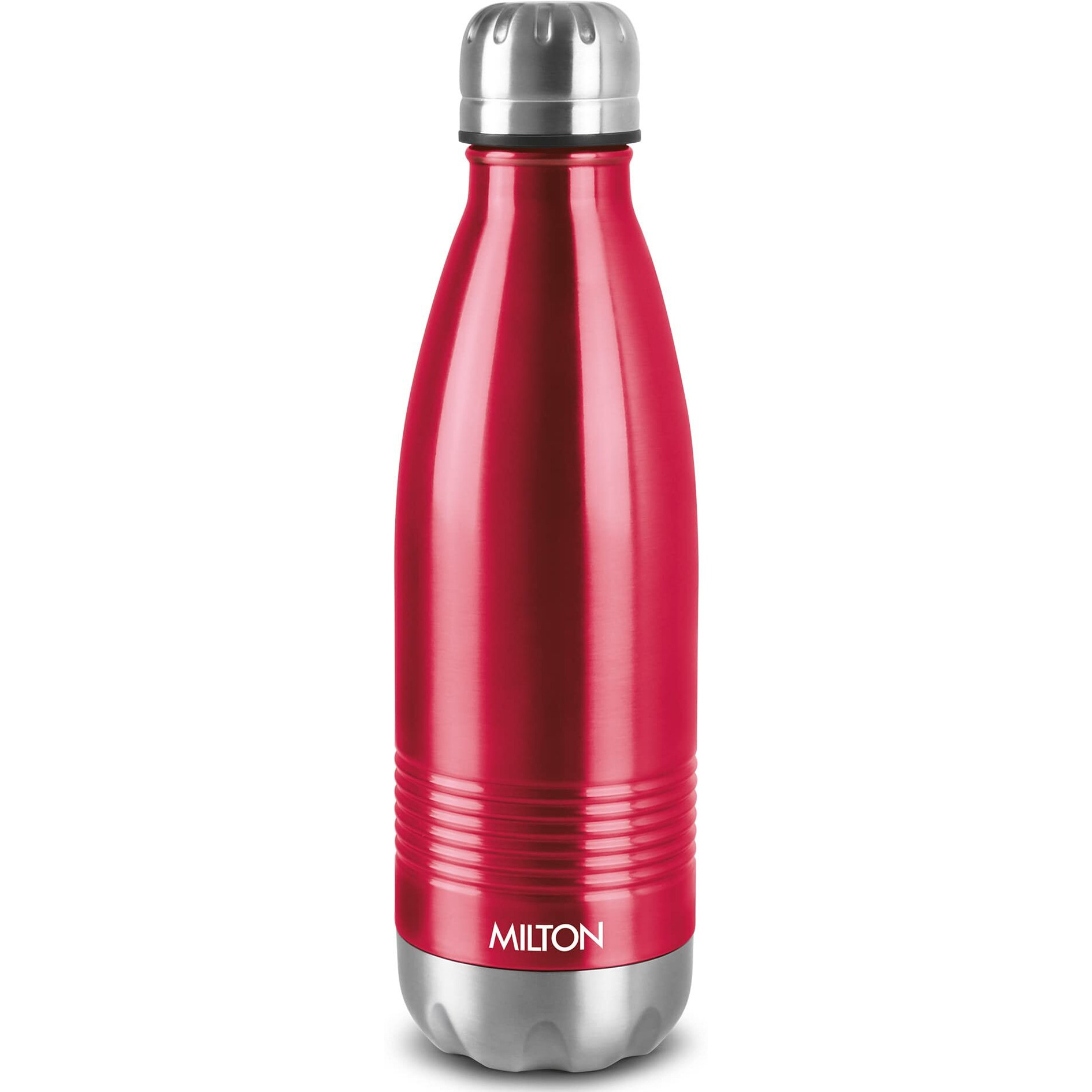 Milton Duo Dlx 750 Thermosteel Bottle, 700 Ml Water Bottles, 24 Hours Hot And Cold, Easy To Carry, Easy Grip, Rust Proof, Tea, Coffee, Office, Travel Bottle, Maroon