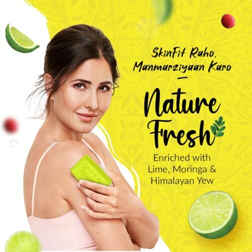 Medimix Ayurvedic Lime With Moringa Bathing Bar Soap 125G (Buy 4, Get 1 Extra Combo Pack) | Refreshed & Nourished Skin | Shop Herbal | Natural | Paraben-Free & Sulphate-Free | 100% Vegan