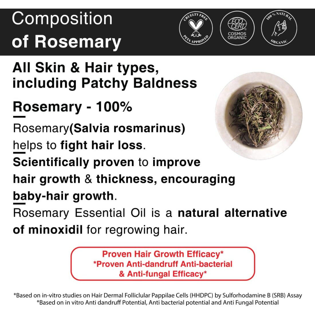 Soulflower Rosemary & Tea Tree Essential Oil Regimefor Hair Growth, Hair Fall Control And Nourishment, Skin Care| 100% Pure, Naural, Organic Certified & Undiluted | Pack Of 2 15Ml Each