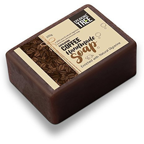 Speaking Tree Exfoliating Coffee Handmade Soap With Refreshing Aroma For Perfectly Clean, Brightening Skin (100 G)