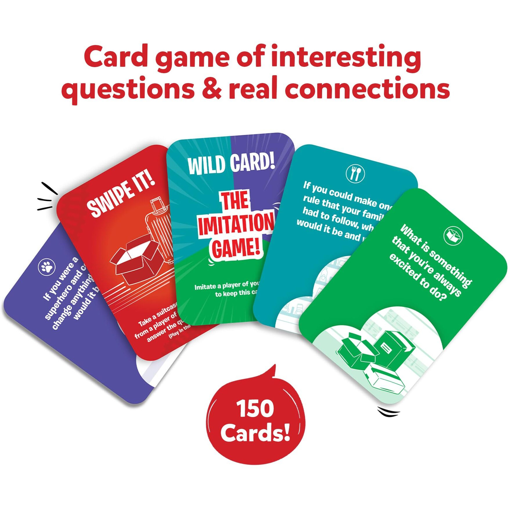 Skillmatics Card Game - Train Of Thought, Fun For Family Game Night, Educational Toys, Gifts For Boys And Girls Ages 6, 7, 8, 9 And Up