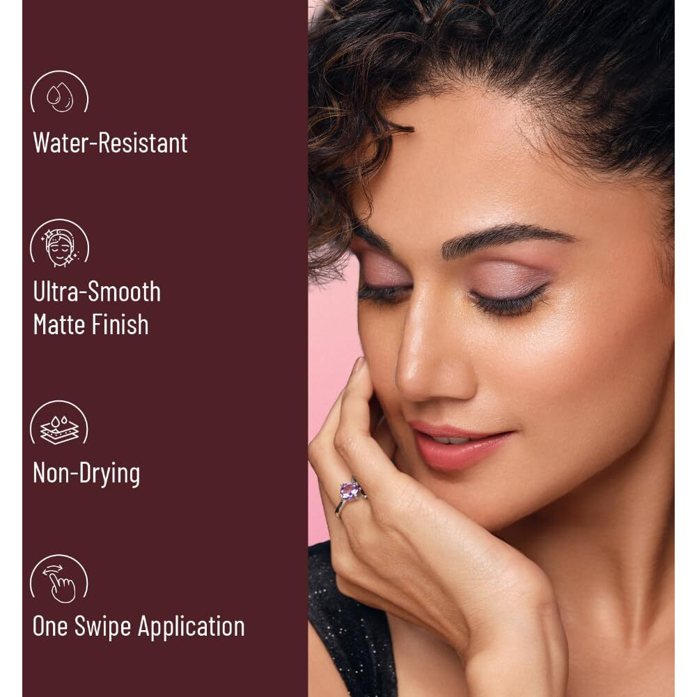 Swiss Beauty Pure Matte Creamy Lipstick | Non-Drying, Highly Pigmented Lipstick | Shade- Coffee, 3.8Gm|