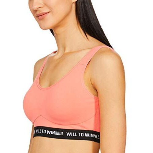 Van Heusen Proactive Women Sports Bra - Cotton Elastane - Anti Bacterial, Wireless, Non Padded, Full Coverage, Light Impact