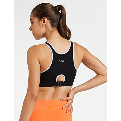 Van Heusen Proactive Women Racerback Sports Bra - Cotton Elastane - Anti Bacterial, Wireless, Padded, Full Coverage