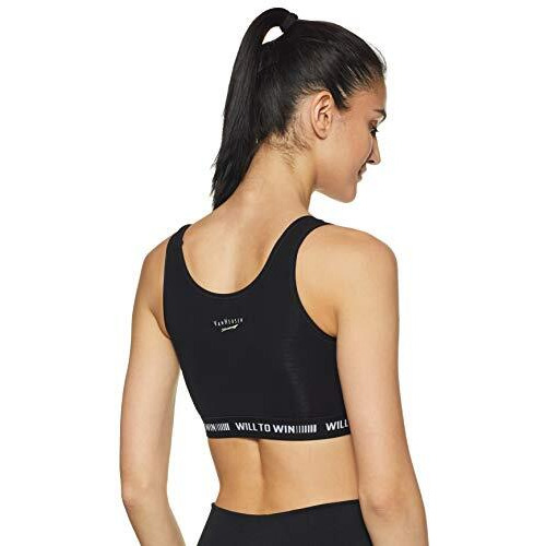 Van Heusen Proactive Women Sports Bra - Cotton Elastane - Anti Bacterial, Wireless, Non Padded, Full Coverage, Light Impact