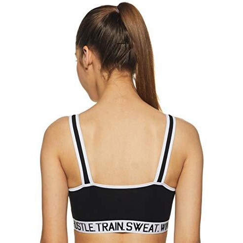 Van Heusen Proactive Women Sports Bra - Cotton Elastane - Anti Bacterial, Wireless, Non Padded, Full Coverage
