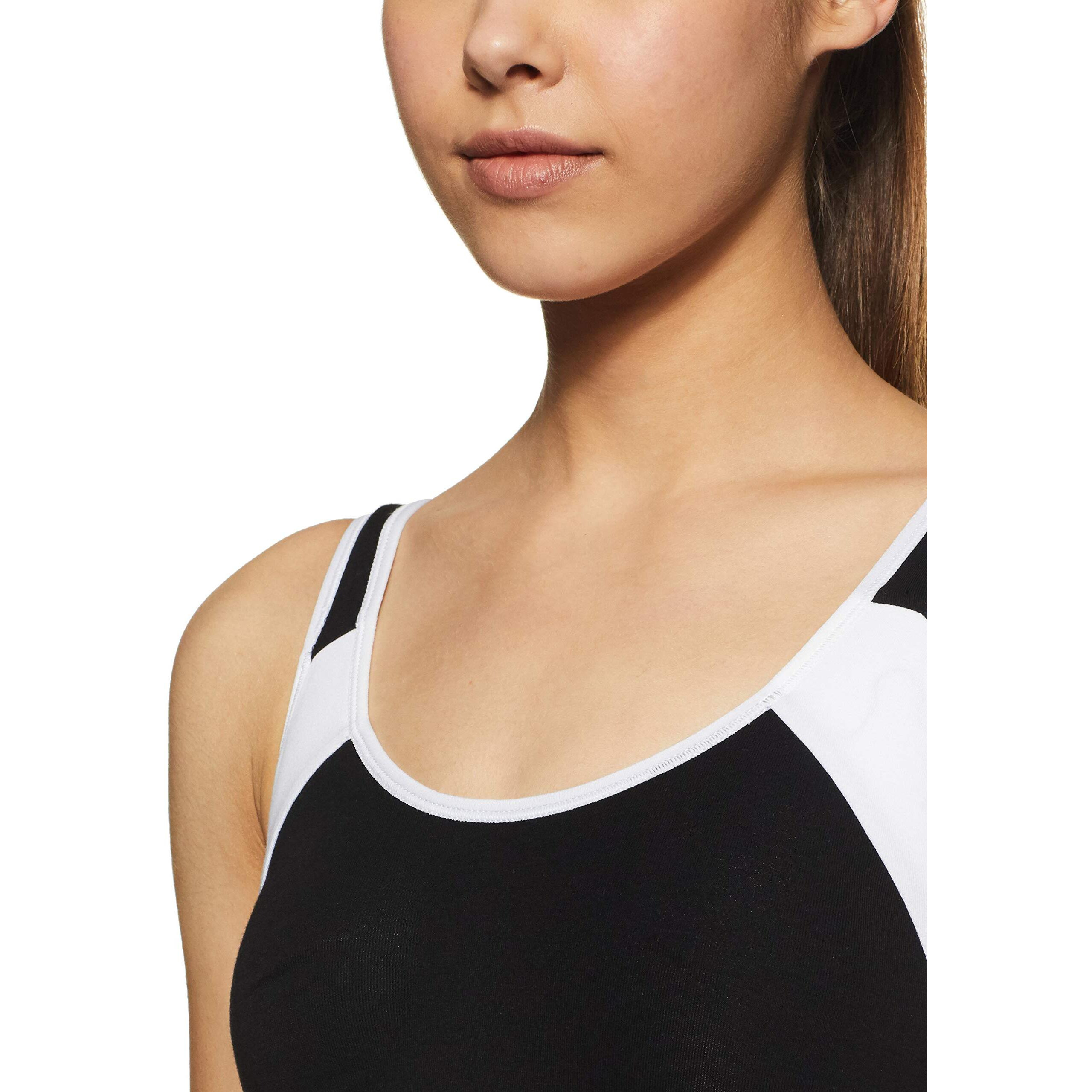 Van Heusen Proactive Women Sports Bra - Cotton Elastane - Anti Bacterial, Wireless, Non Padded, Full Coverage