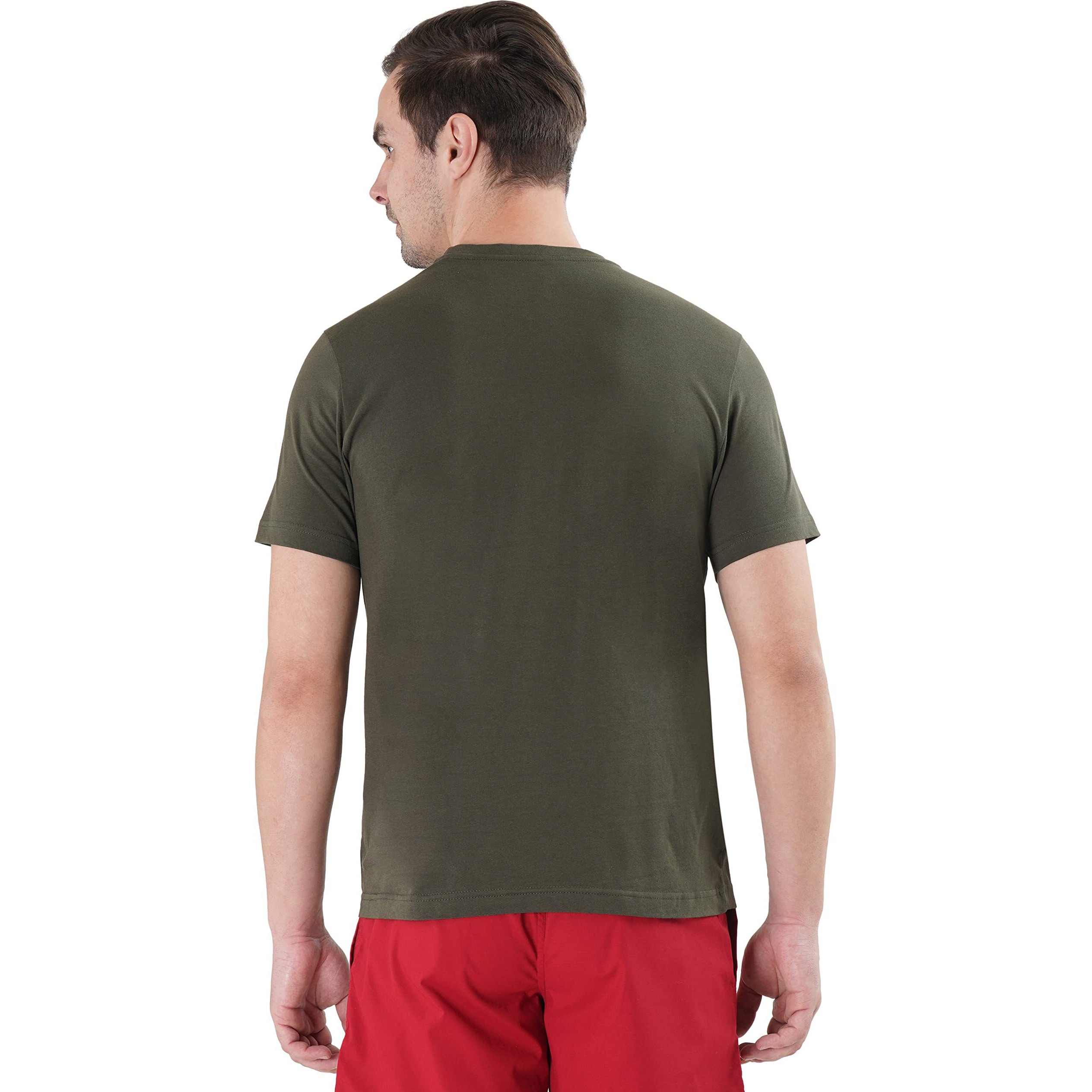 U.S. Polo Assn. Mens Crew Neck Embroidered Logo I633 Lounge Regular Fit T-Shirt - Pack Of 1 (Olive S)