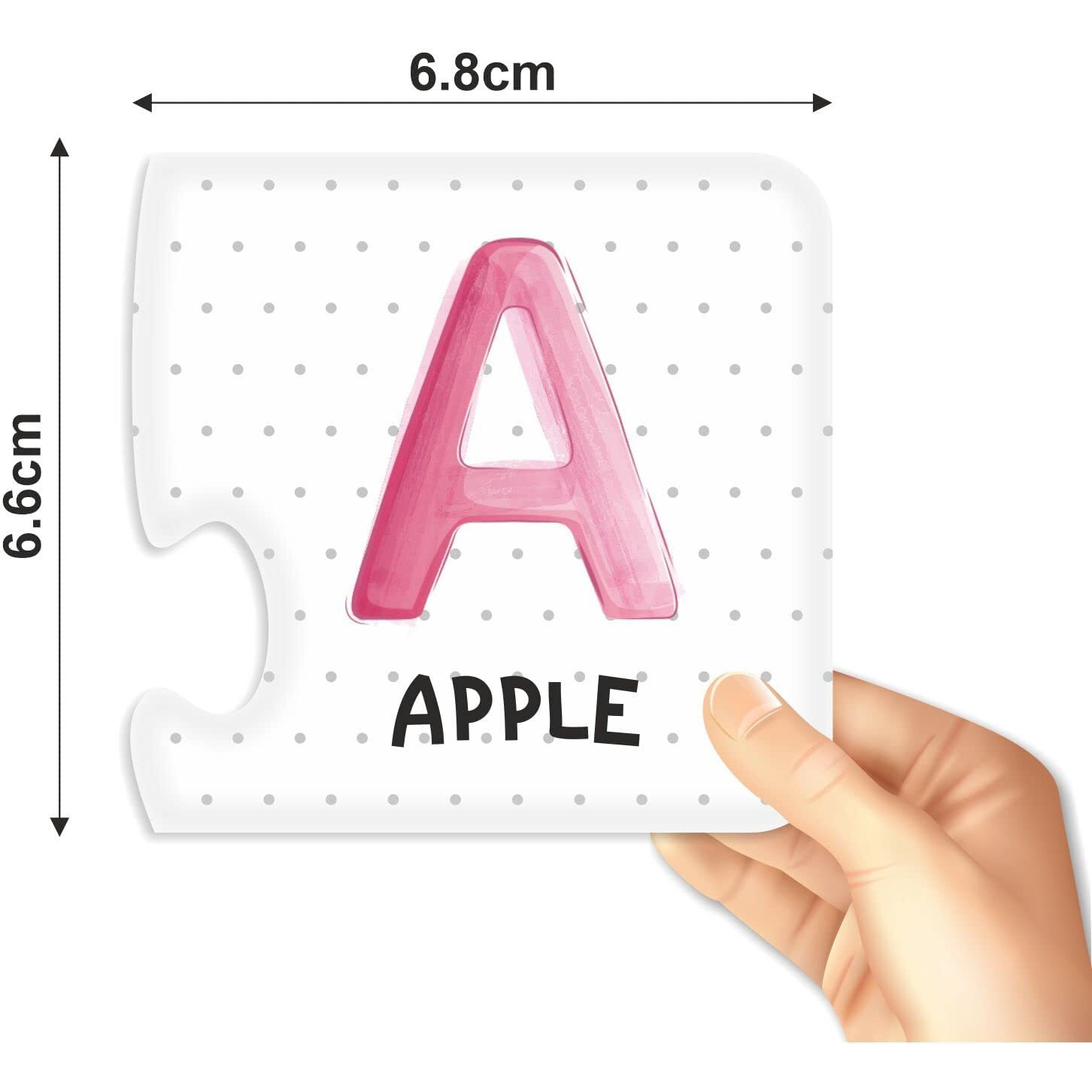 Webby Alphabets 2 Pieces Learning Pack Jigsaw Puzzle, Montessori Early Educational Pre School Puzzle Toys For 3+ Years Kid