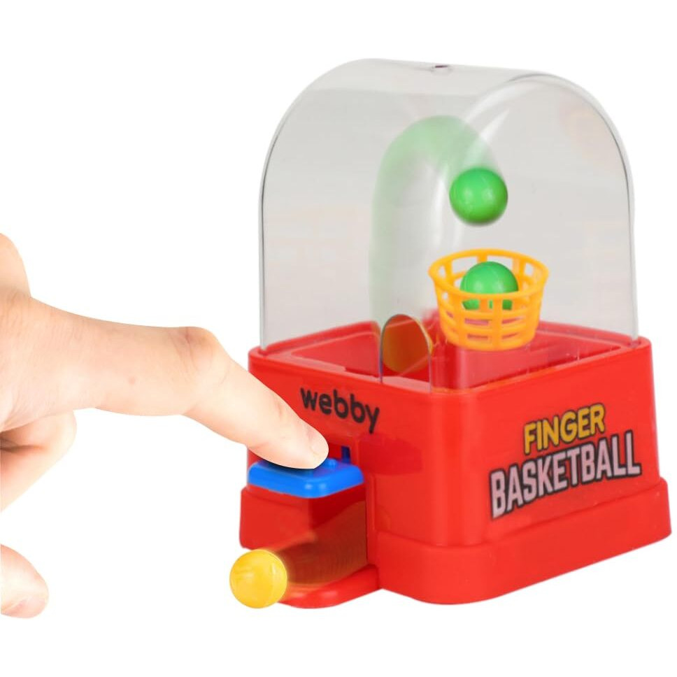 Webby Mini Finger Basketball Shooting Game For Kids|Party Favors|Small Game Toy|Toy Ball Sports|Mini Handheld Desktop Table Game|Birthday Return Gift Toy For 4 Years Old Boys (Pack Of 24) - Multicolor