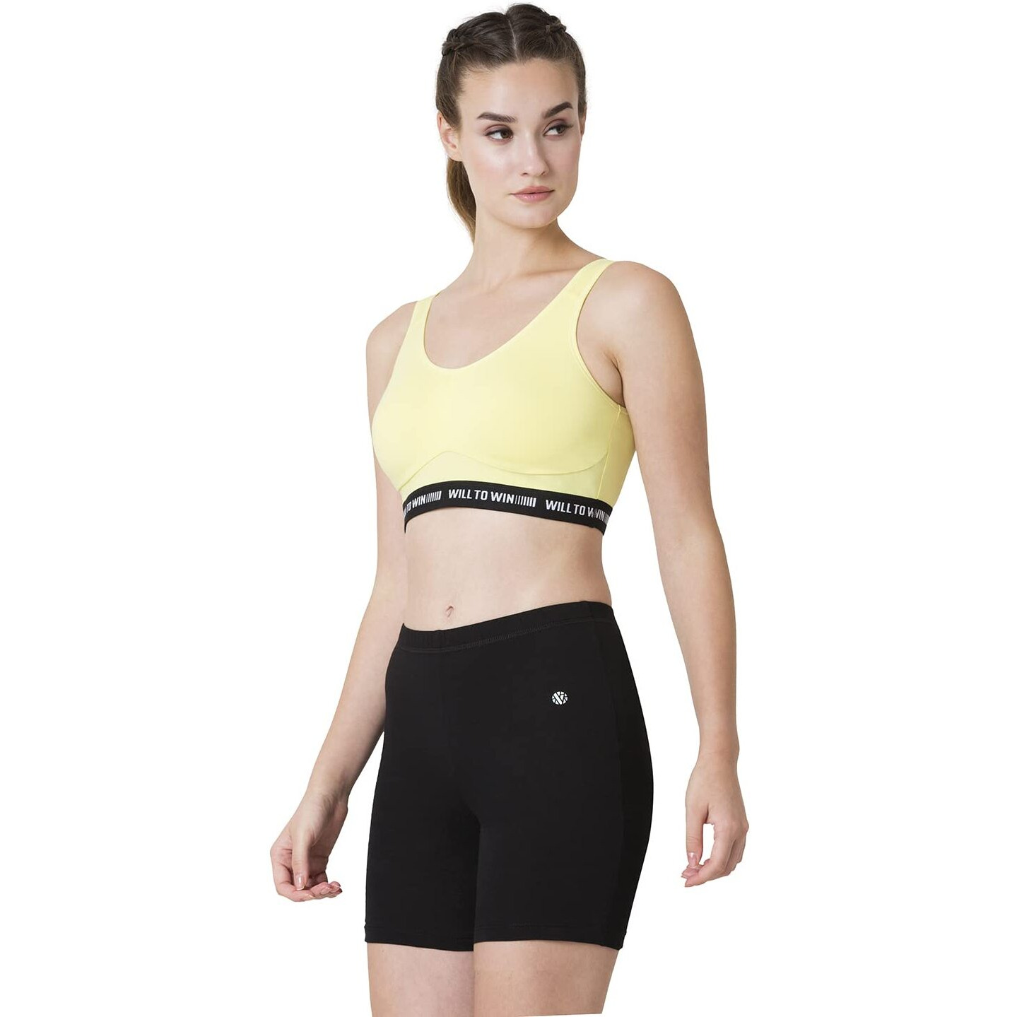 Van Heusen Proactive Women Sports Bra - Cotton Elastane - Anti Bacterial, Wireless, Non Padded, Full Coverage, Light Impact