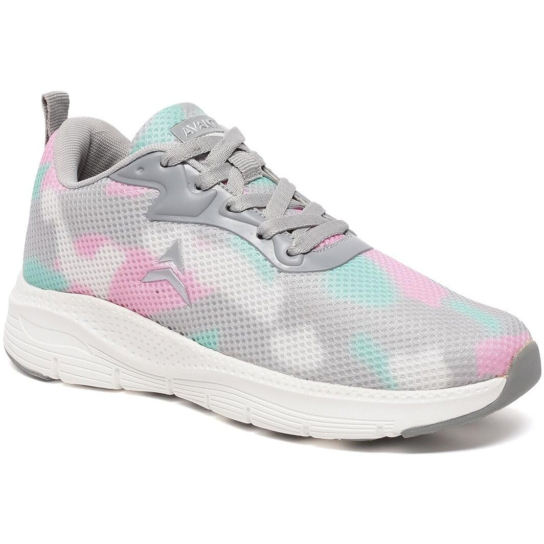 Avant Women's Smoothfit Running Shoes - Superior Cushioning, Enhanced Grip Outsole, Superior Traction, Anti Skid, Lightweight, Shock Absorption Tech, Sports Footwear (Avwsh026Cl02Uk4_Pink/White)