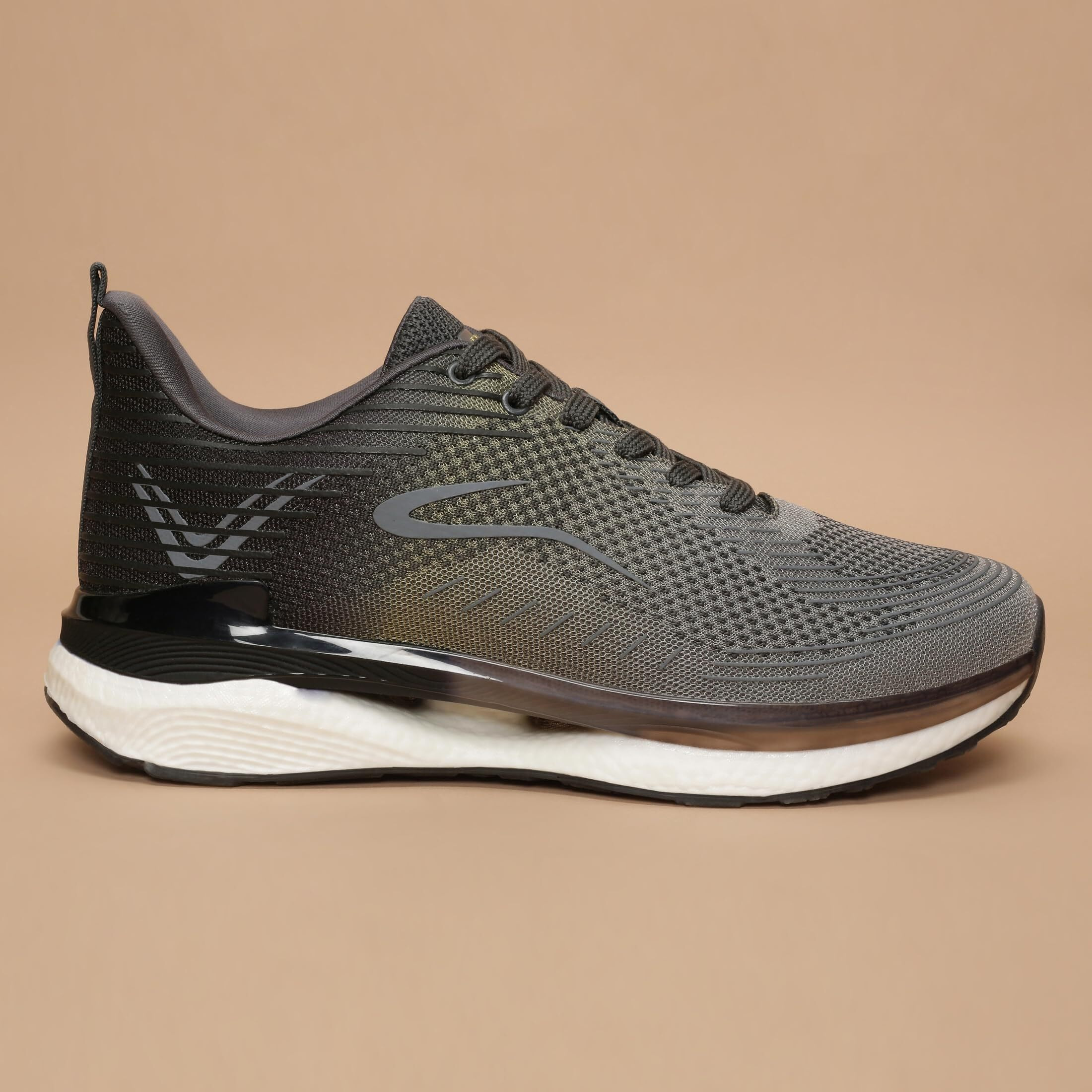 Avant Men's Bouncemax Walking Shoes - Superior Traction, Anti Skid, Lightweight, Multi Directional Flexibility, Enhanced Cushioning, Sports Footwear (Avmsh086Cl03Uk7_D.Grey_Uk7)