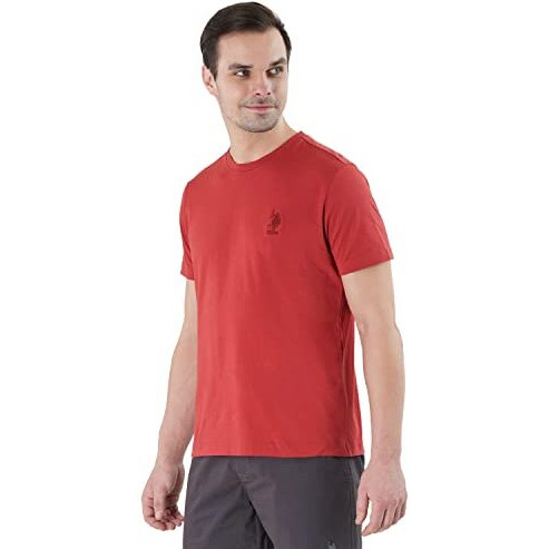U.S. Polo Assn. Mens Crew Neck Embroidered Logo Regular Fit I633 Lounge T-Shirt - Pack Of 1 (Cinnabar 2Xl)