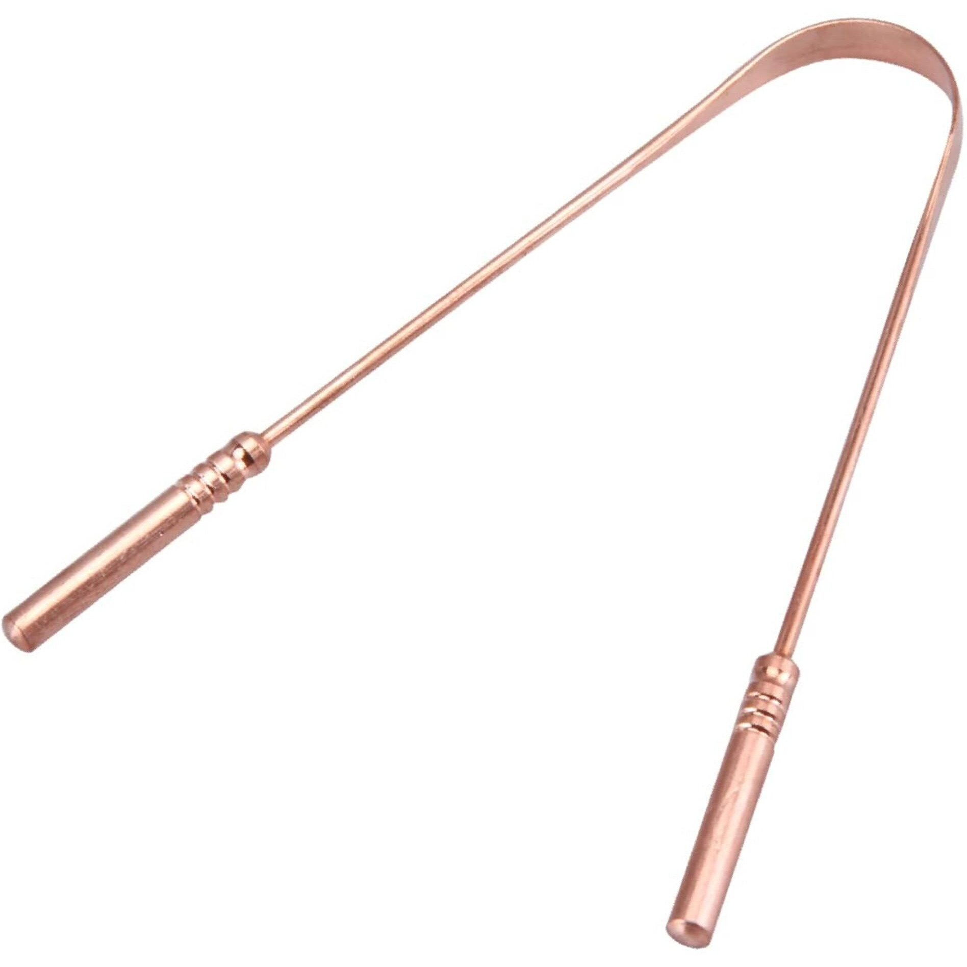 Gubb Ayurvedic Copper Tongue Cleaner For Kids & Adults With Ergonomic Handle - Effectively Combats Bad Breath, Enhances Oral Hygiene - Natural Copper Tongue Scraper For Improved Oral Health, Fresher Breath, And Gentle Tongue Cleaning Experience