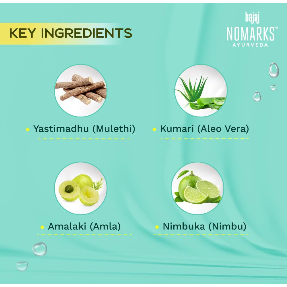 Bajaj Nomarks Ayurvedic Antimarks Cream For Oily Skin, 25Gm