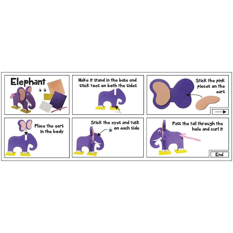 Imagimake Mapology Animals Around The World | Make 13 Miniature Models | 3D Puzzle For Kids | Birthday Gift For Girls & Boys | Educational Toys For 5,6,7,8,9 Years