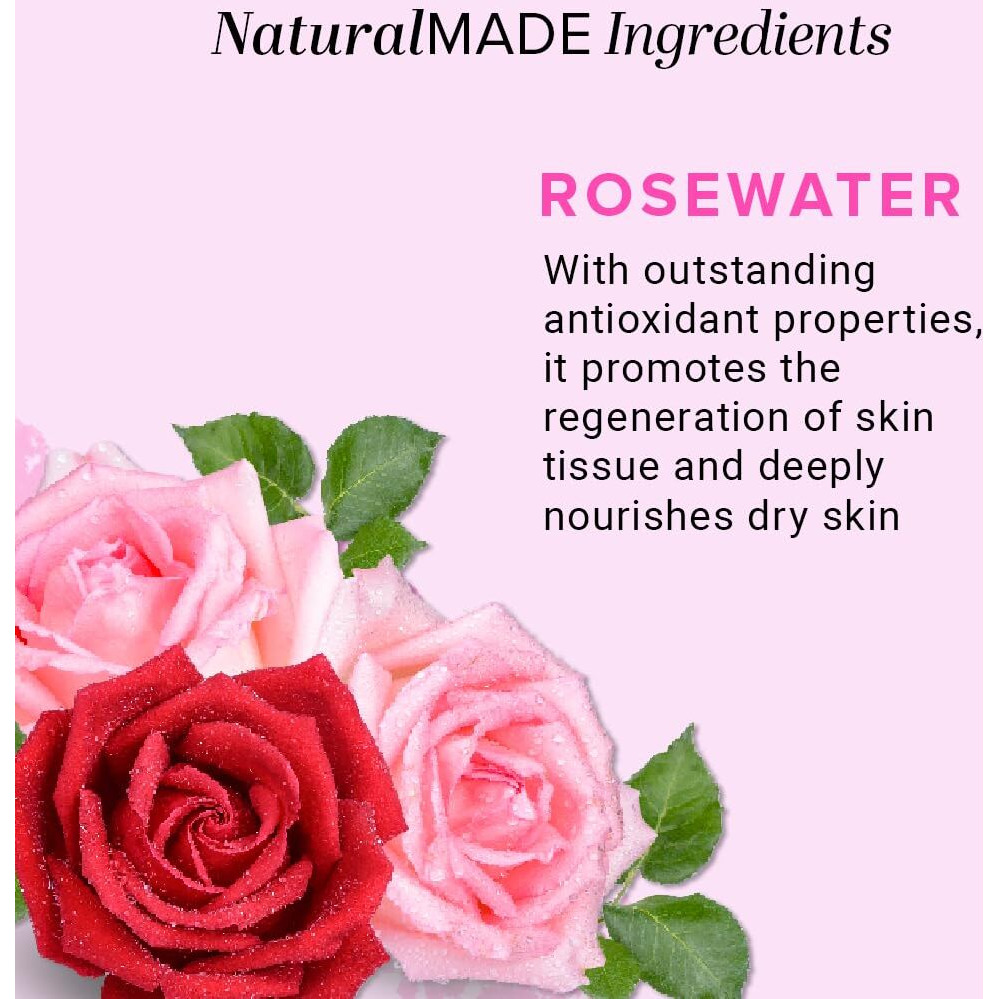 Khadi Natural Ayurvedic Rosewater Handmade Soap| Hyderated & Nourishes Skin| (Pack Of 8) (125G*8) (1000G)
