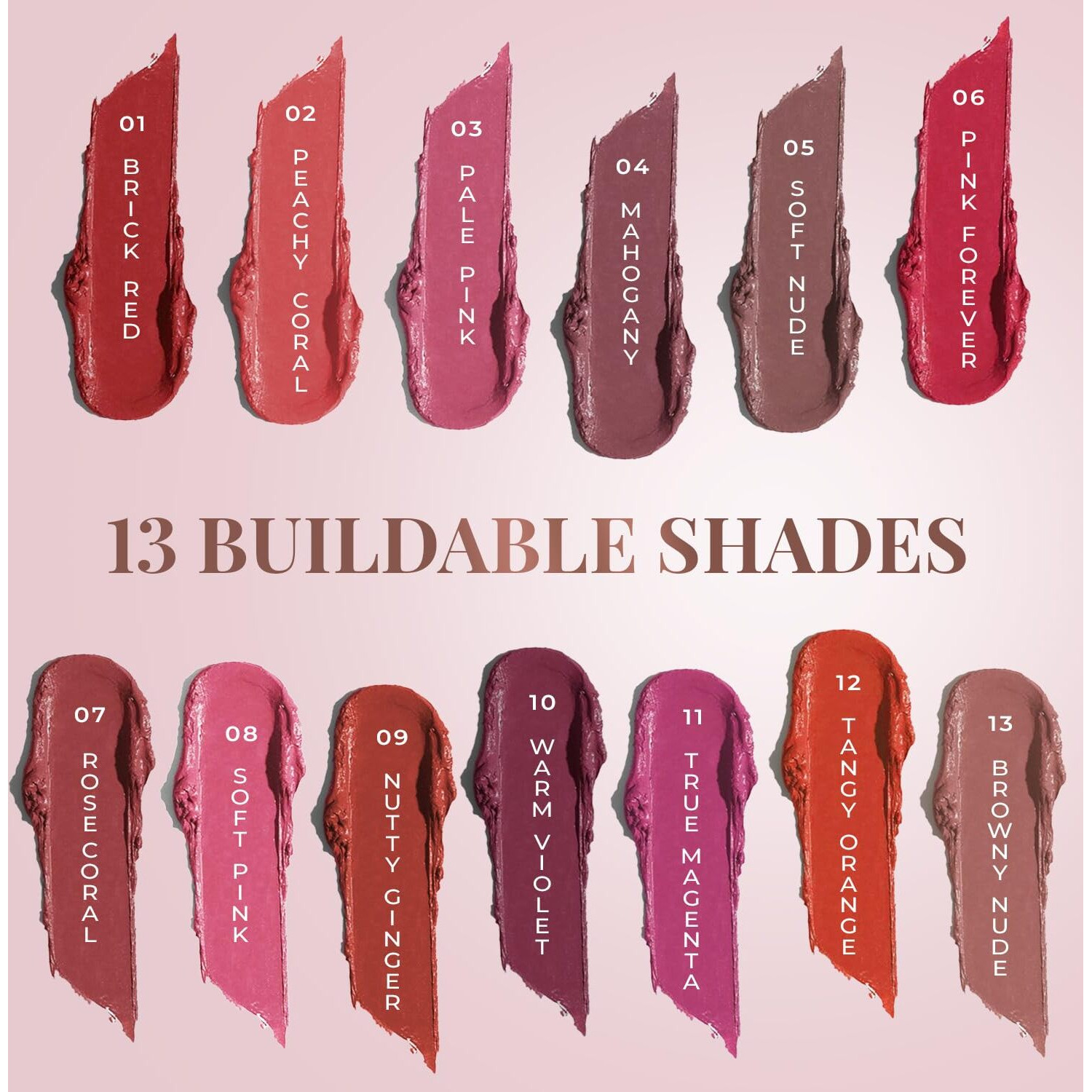 Just Herbs Ayurvedic, Natural Lip & Cheek Tint, Blush For Women- Sls, Chemical & Paraben Free - 05 Soft Nude (Creamy Matte)