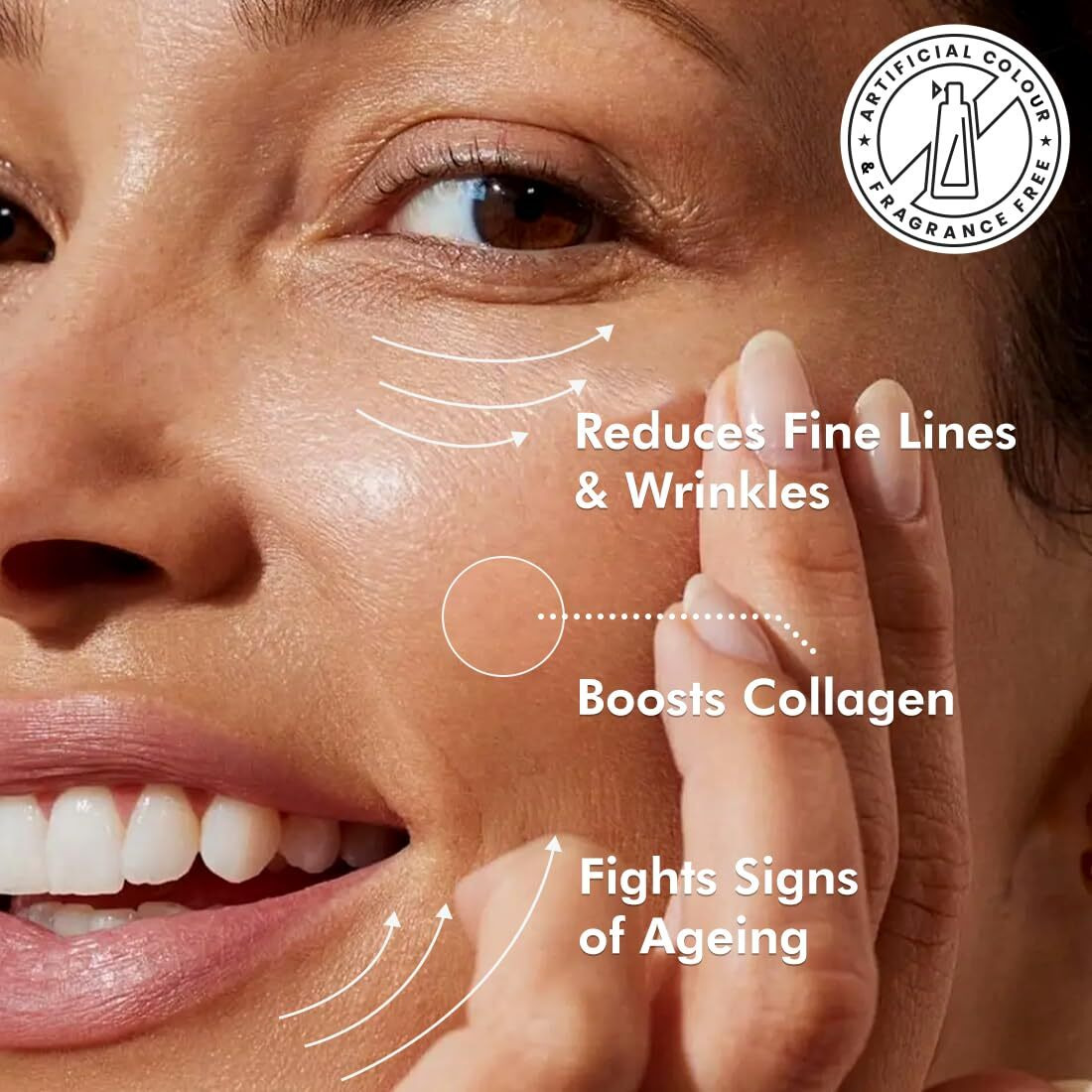 Mcaffeine Anti Ageing Night Cream With Black Tea Complex For Fine Lines & Wrinkles | Fights Signs Of Aging & Boosts Collagen By 80% | Vegan Collagen Peptide Infused Night Cream For Women & Men -50Ml