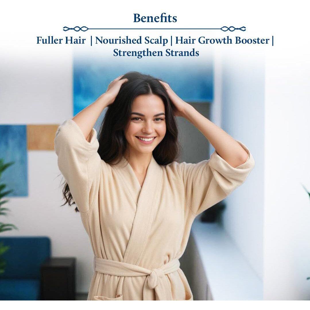 Blue Nectar Batana Oil For Thicker Hair | Pure Honduras Batana Oil For Hair Growth With Organic Almond Oil | Ayurvedic Hair Growth Oil For Stronger Hair (12 Herbs, 100 Ml)