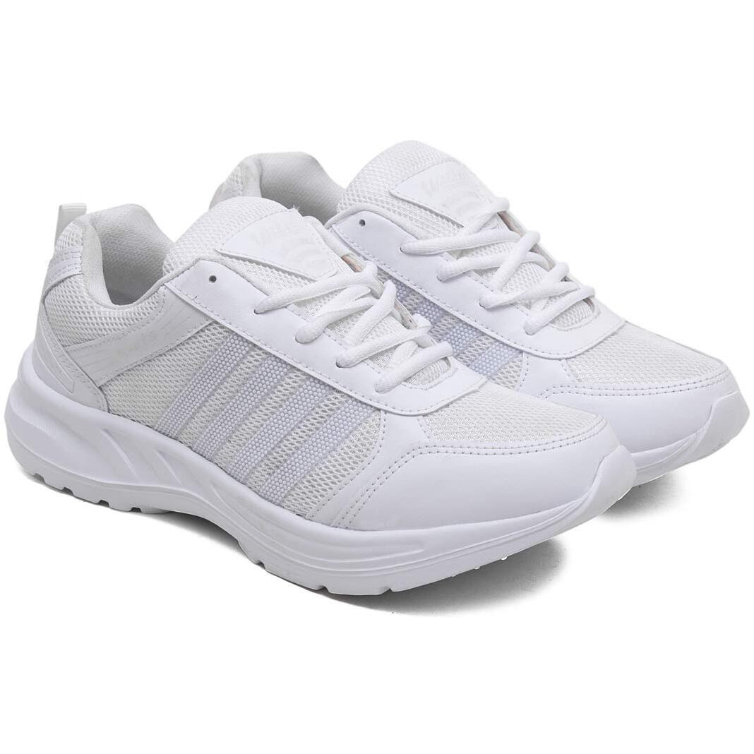 Asian Cosco-13 Sports & School Shoes Lightweight Eva Sole Extra Jump Casual Sneaker Lace-Up Shoes For Men & Boys White