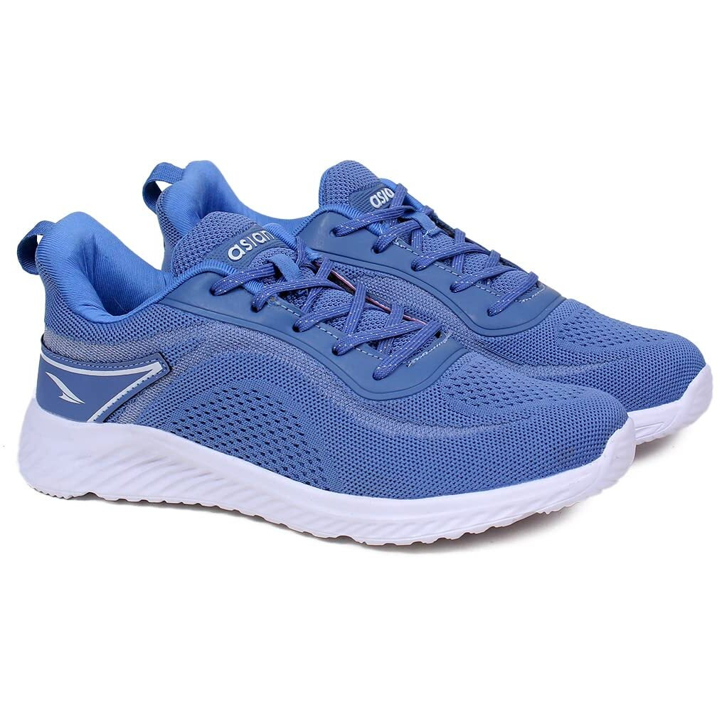 Asian Men's Wonder Sports Running,Walking & Gym Shoes With Casual Sneaker Lightweight Lace-Up Shoes For Men's Delta-20 Blue