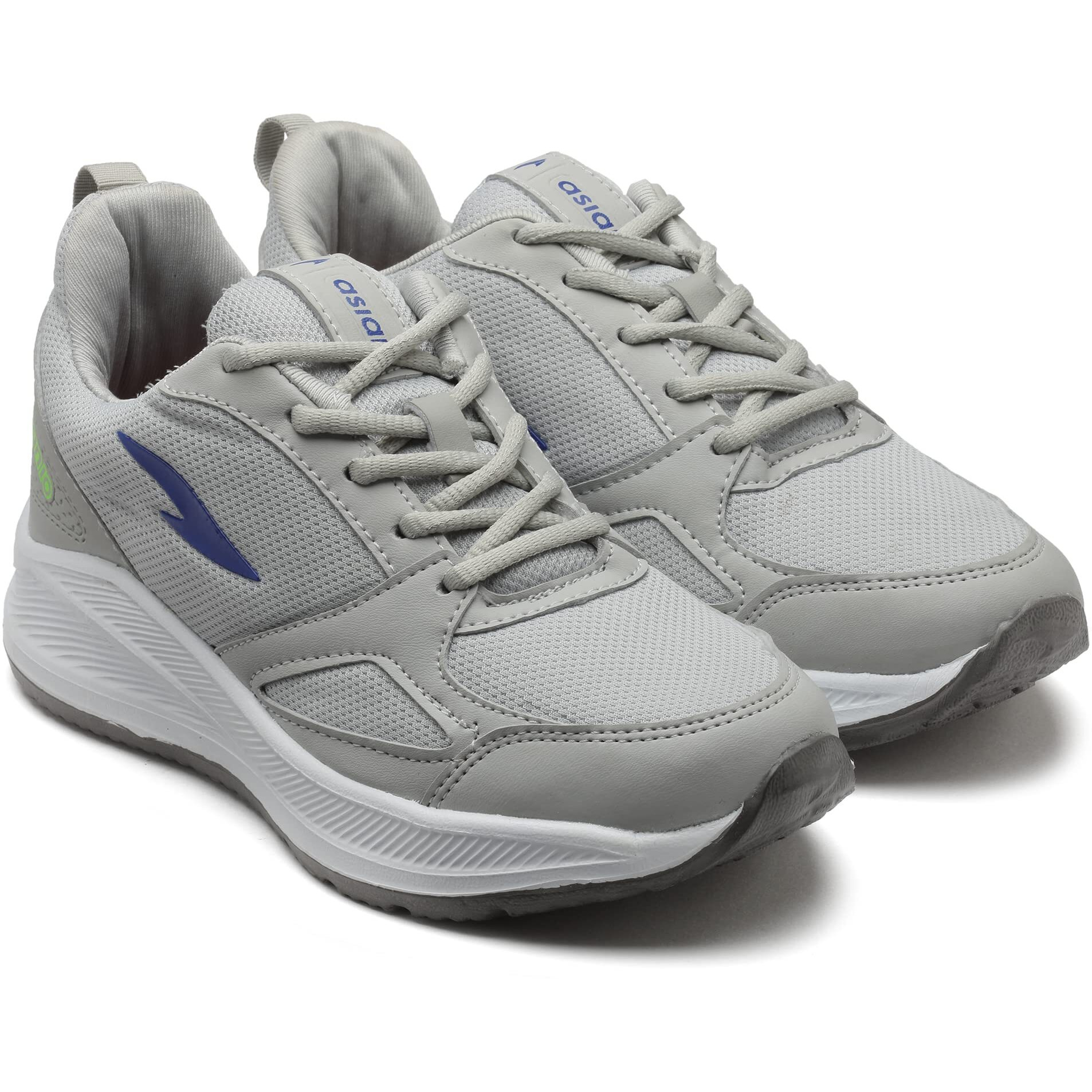 Asian Men's Wonder-13 Pro Sports Running,Walking,Gym Lightweight Eva Sole With Extra Jump Sneaker Shoes For Men's, Grey - 7 Uk