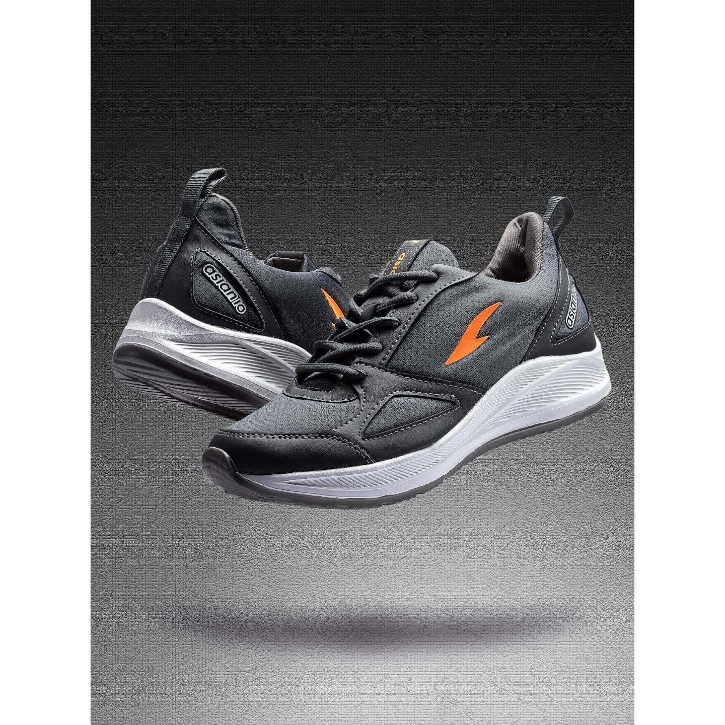 Asian Men's Wonder-13 Pro Sports Running,Walking,Gym Lightweight Eva Sole With Extra Jump Sneaker Shoes For Men's Dark Grey