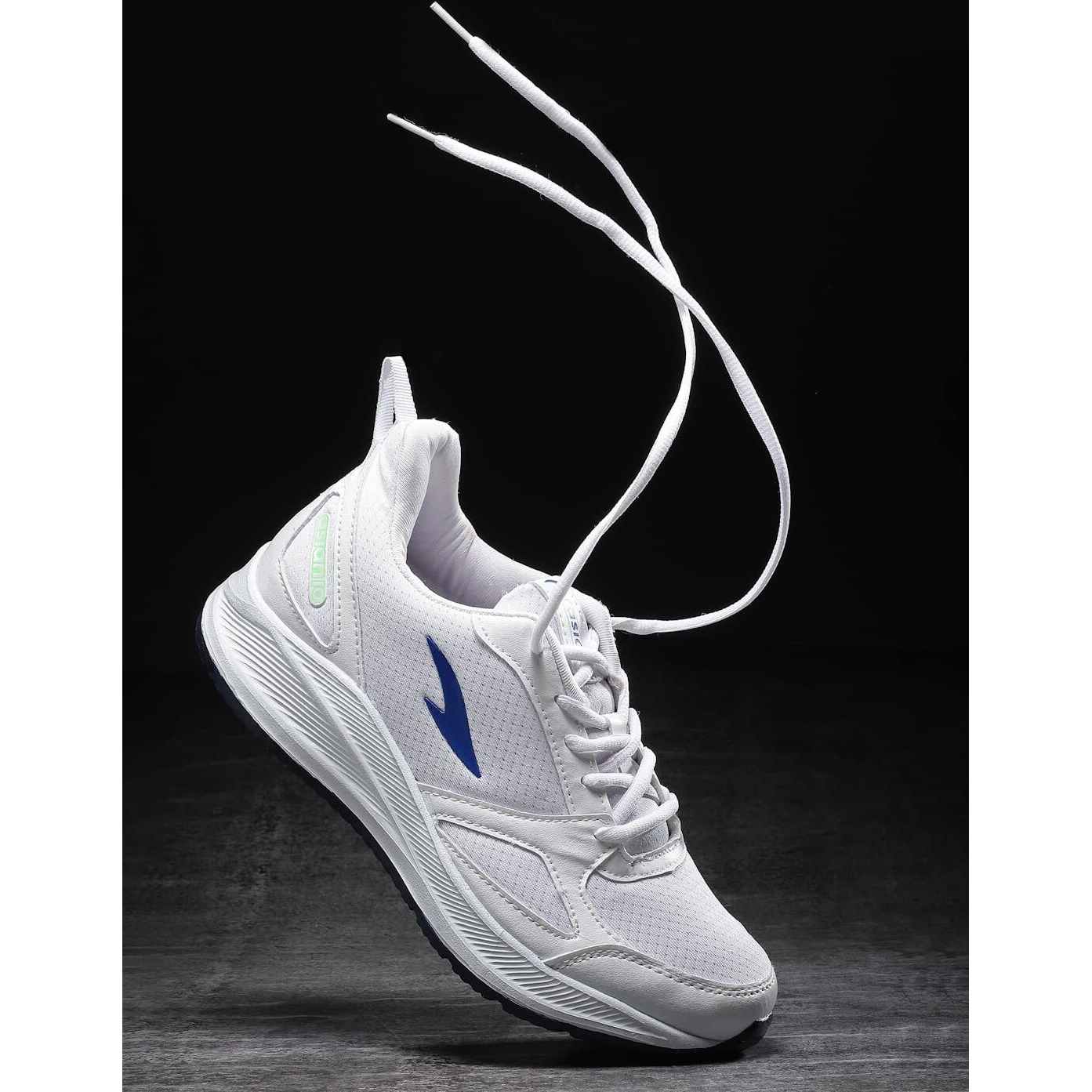 Asian Men's Wonder-13 Pro Sports Running,Walking,Gym Lightweight Eva Sole With Extra Jump Sneaker Shoes For Men's White Blue