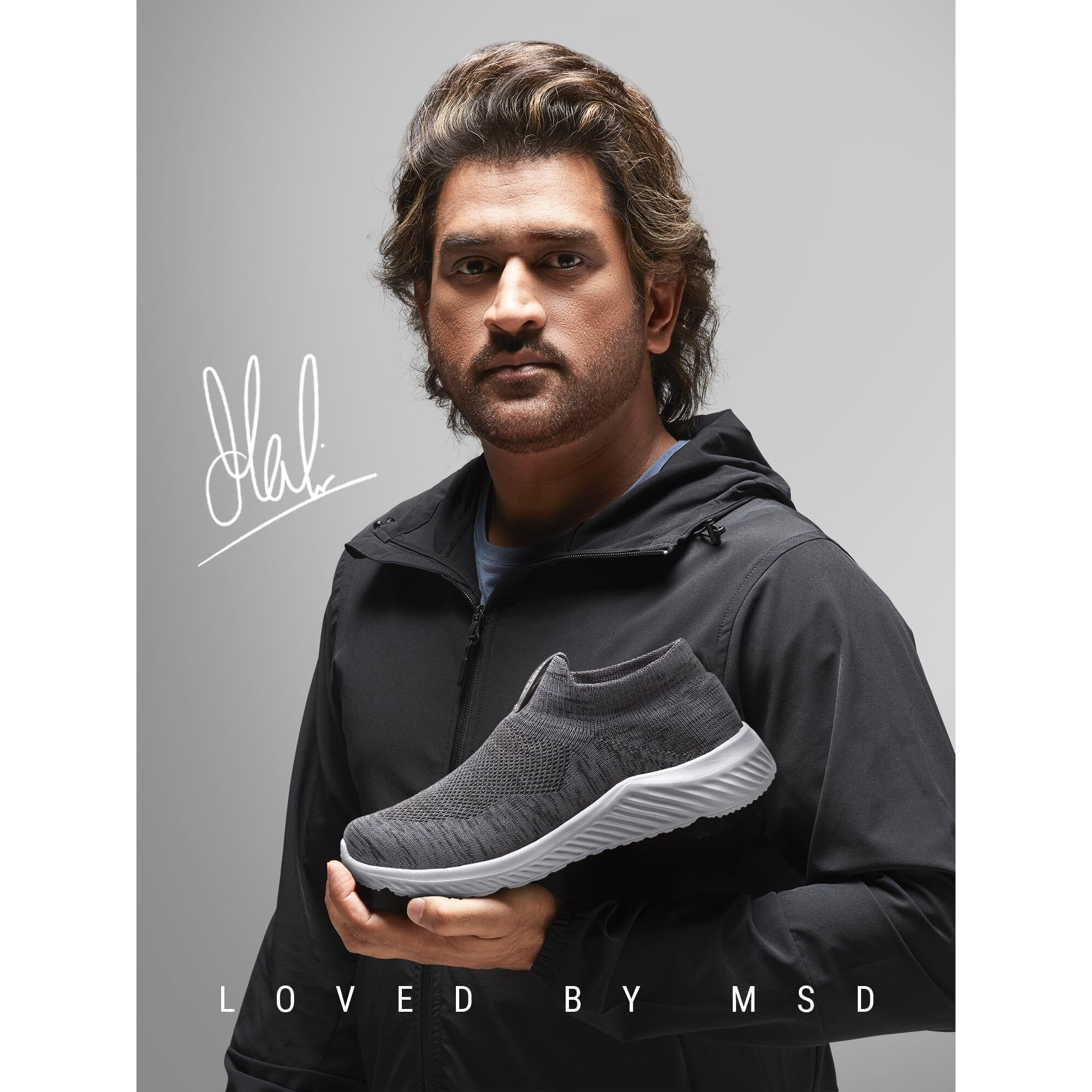 Asian Moonwalk-01 Sports Walking/Running & Gym Shoes With Eva Sole Extra Jump Slip-On Shoes For Men's & Boy's Dark Grey