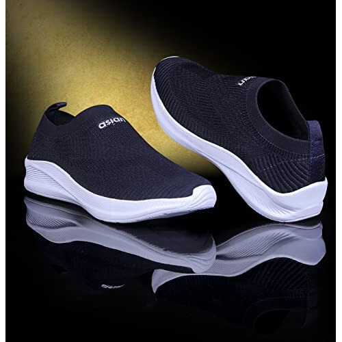 Asian Men's Wind-04 Sports Walking Shoes For Men's & Boy's (Navy, Numeric_10)