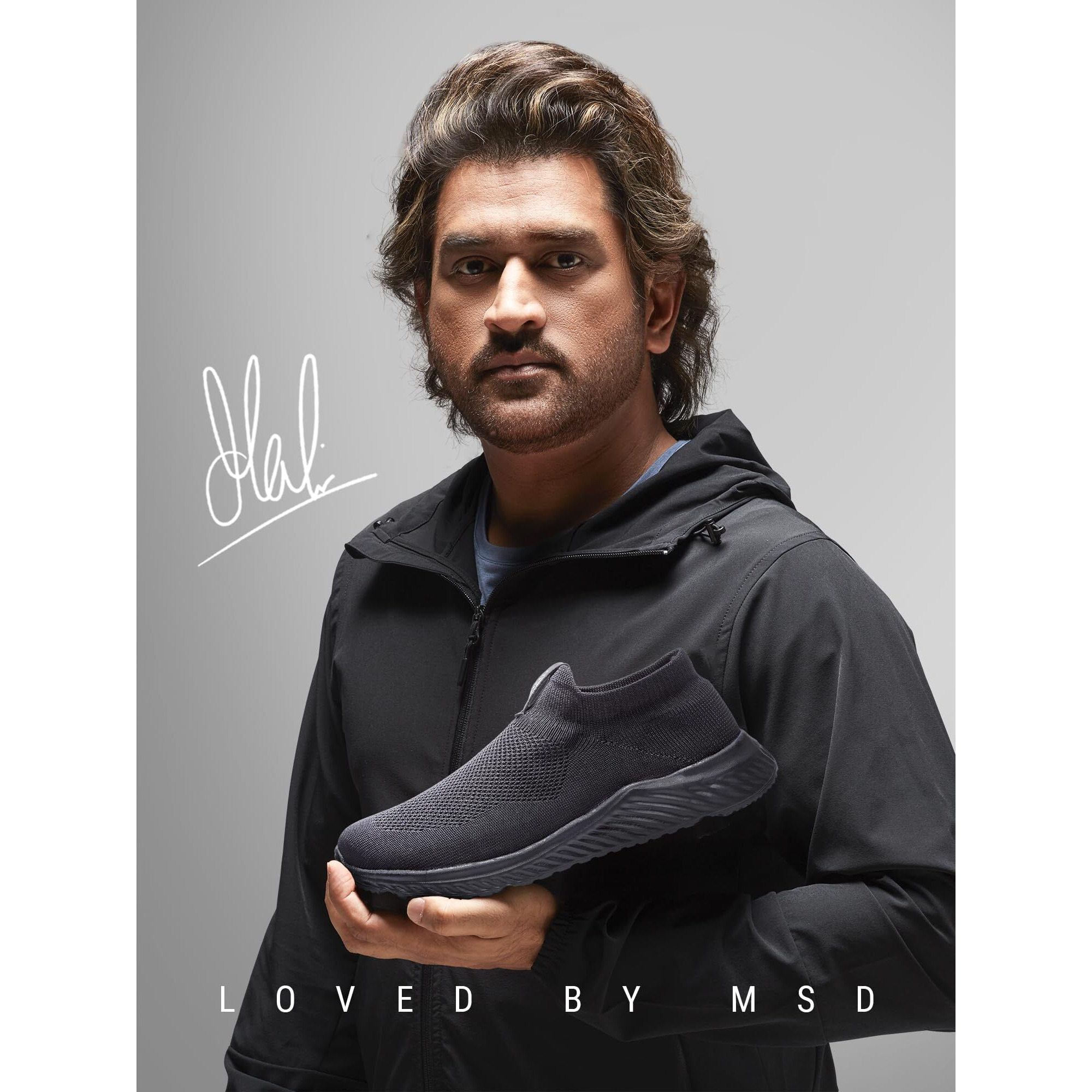Asian Moonwalk-01 Sports Shoes With Eva Sole Extra Jump Casual Slip-On Shoes For Men & Boy's Full Black