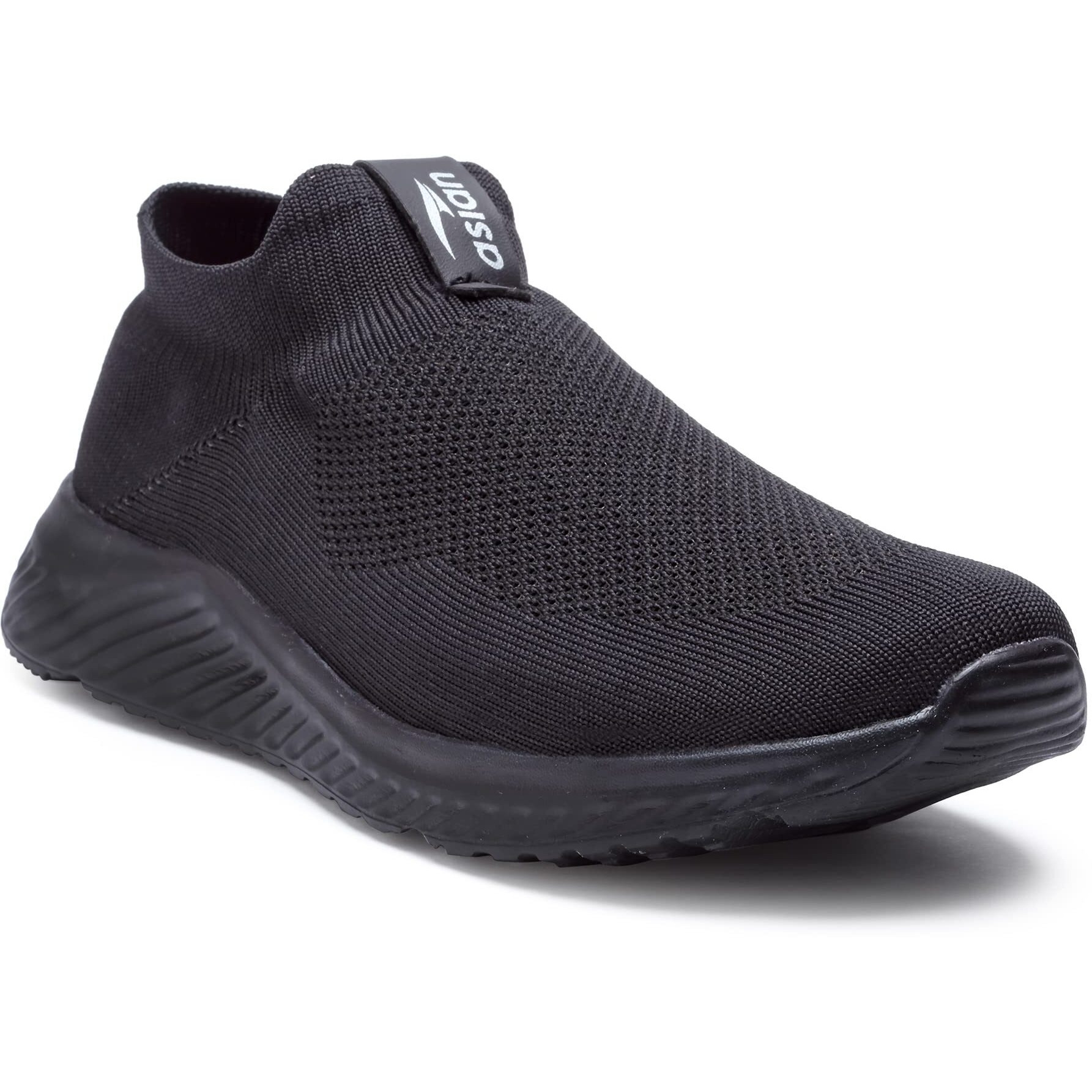 Asian Moonwalk-01 Sports Shoes With Eva Sole Extra Jump Casual Slip-On Shoes For Men's & Boys-Uk9 Full Black