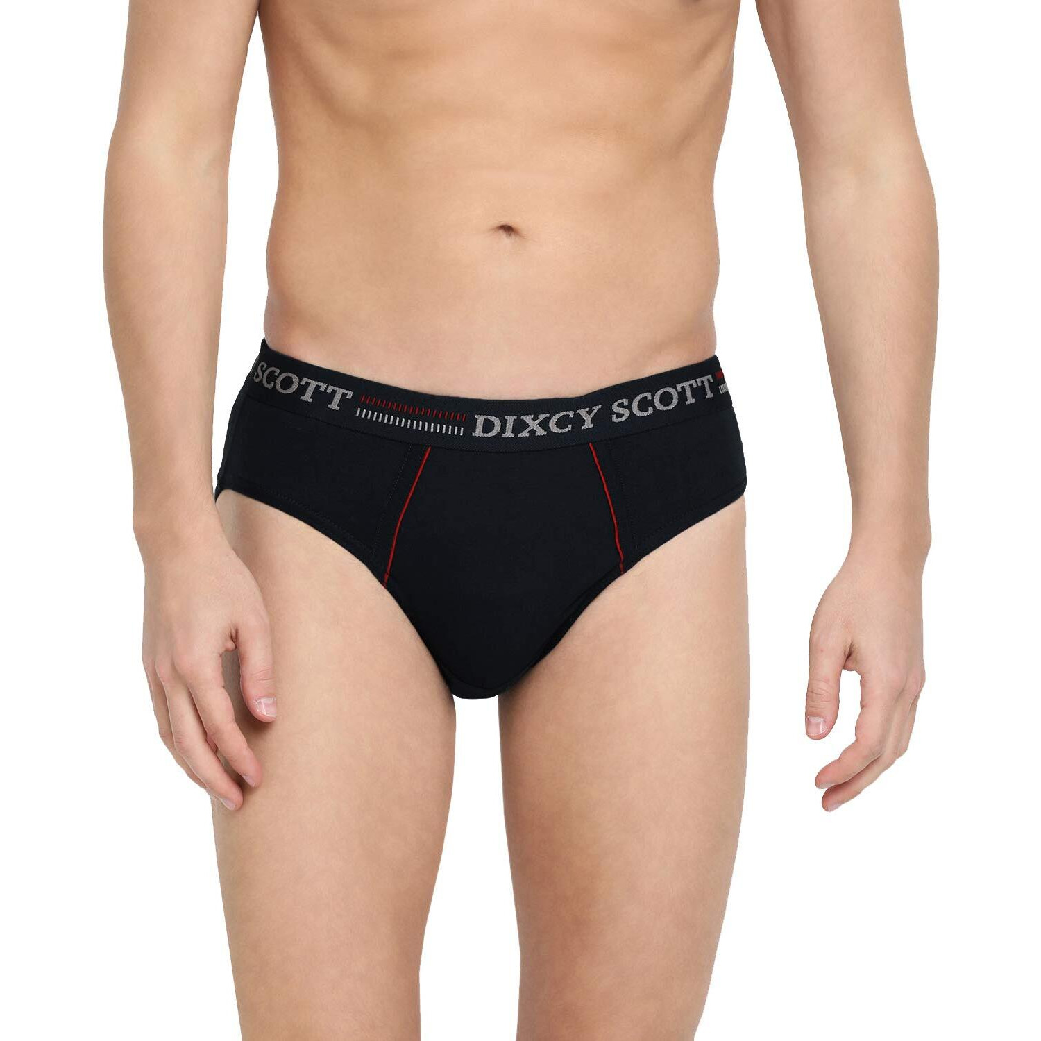 Dixcy Scott Men's Pure Cotton Regular Solid Briefs (Pack Of 5) (Replaybrief-P5_Black/Grey Melange/Olive/Deep Blue/Coffee Brown_X Large)