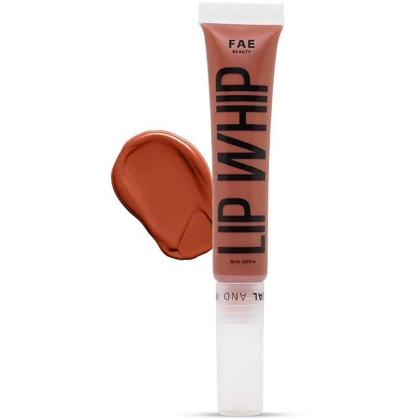 Fae Beauty Lip Whip 12Hr Comfortable Matte Liquid Lipstick (10Ml) | Long Wear | Non Drying | Soft Mousse Smudgeproof Formula | Vegan | With Moisture Lock Technology | Enriched With Vitamin E And Cherry Coffee - Grind