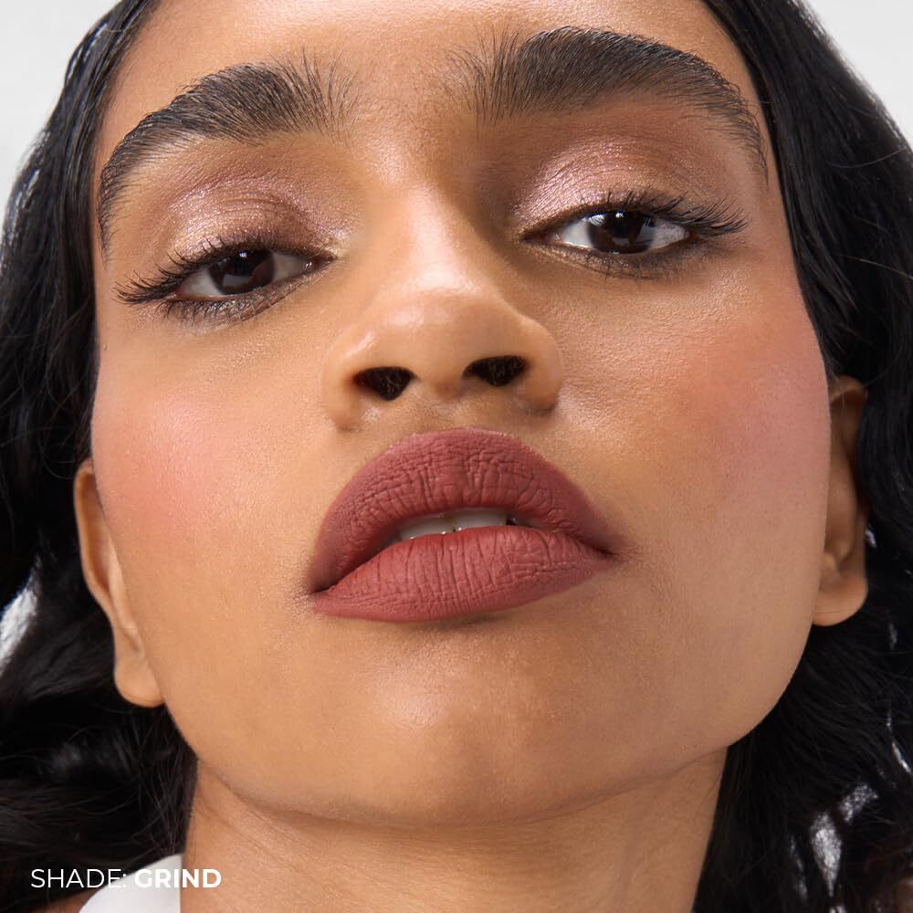 Fae Beauty Lip Whip 12Hr Comfortable Matte Liquid Lipstick (10Ml) | Long Wear | Non Drying | Soft Mousse Smudgeproof Formula | Vegan | With Moisture Lock Technology | Enriched With Vitamin E And Cherry Coffee - Grind