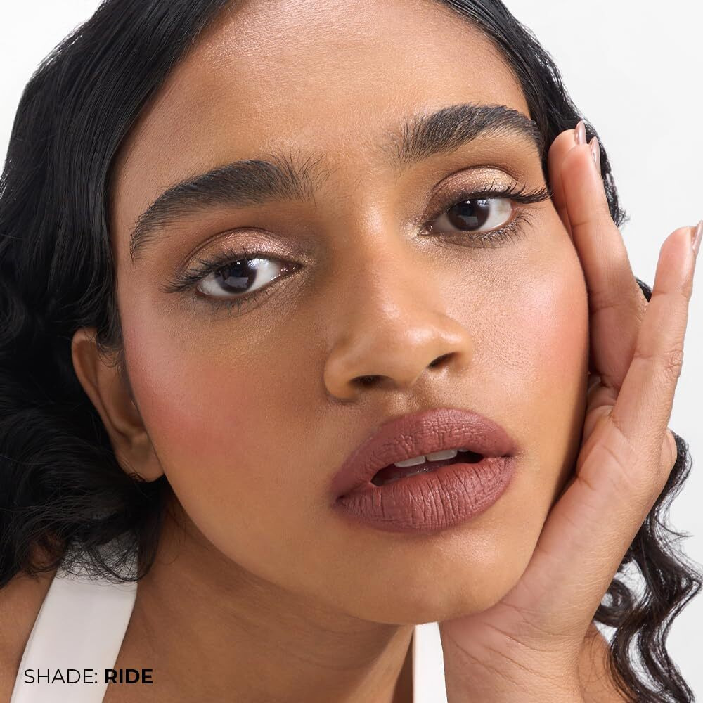 Fae Beauty Lip Whip 12Hr Comfortable Matte Liquid Lipstick (10Ml) | Long Wear | Non Drying | Soft Mousse Smudgeproof Formula | Vegan | With Moisture Lock Technology | Enriched With Vitamin E And Cherry Coffee - Ride