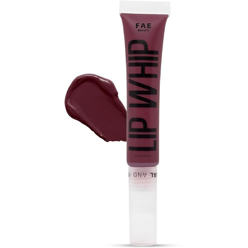 Fae Beauty Lip Whip 12Hr Comfortable Matte Liquid Lipstick (10Ml) | Long Wear | Non Drying | Soft Mousse Smudgeproof Formula | Vegan | With Moisture Lock Technology | Enriched With Vitamin E And Cherry Coffee - Tempt